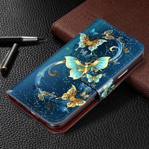 Compatible with iPhone 11 Wallet Case Leather Butterfly Design